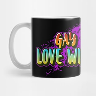 GAY LOVE WINS Mug